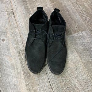 TEXTO BLACK SUADE MEN'S ANKLE SHOE BOOT EU SIDE 43 (US 9 1/2 - 10)
